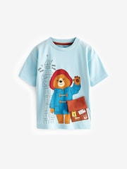 Blue 100% Cotton Paddington Bear Short Sleeve T-Shirt (3mths-8yrs) - Image 5 of 8