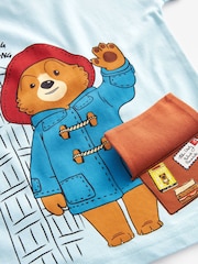 Blue 100% Cotton Paddington Bear Short Sleeve T-Shirt (3mths-8yrs) - Image 8 of 8