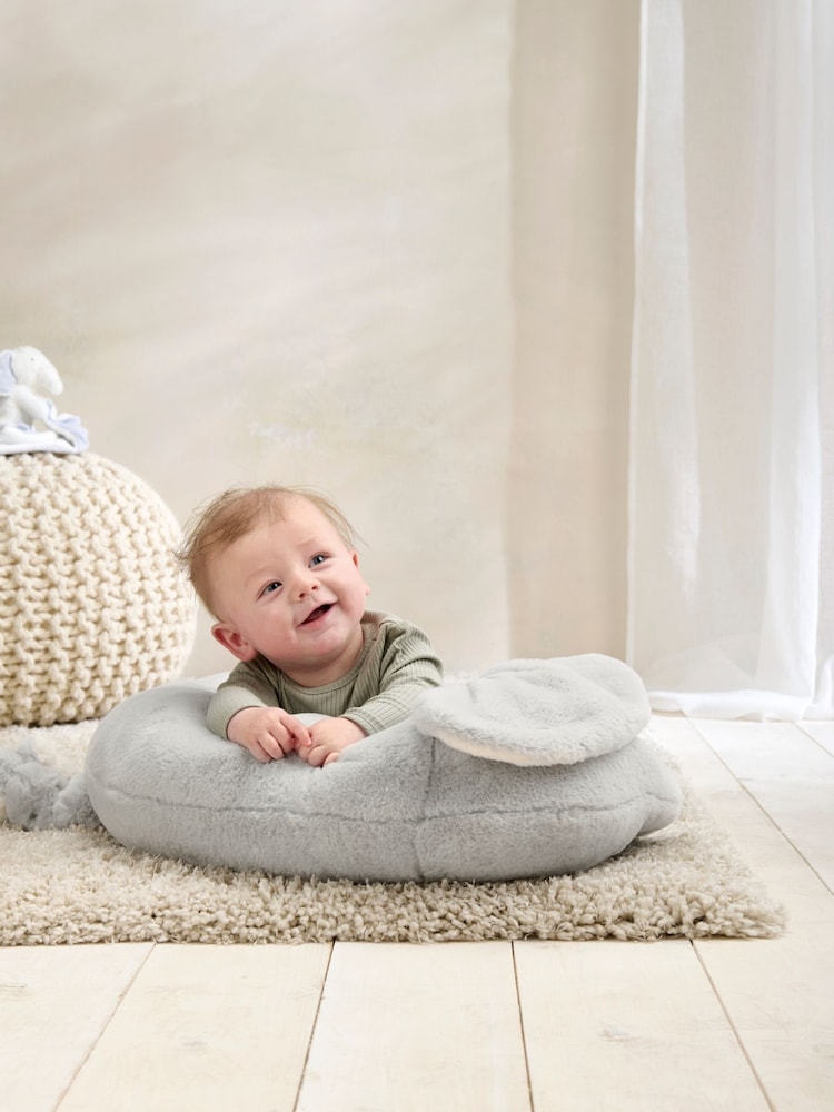 Mamas & Papas Grey Tummy Time Snugglerug - Image 1 of 6