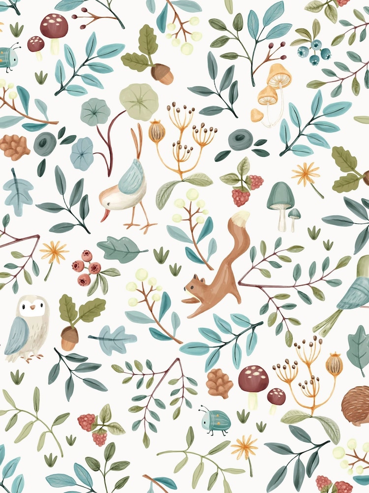 Little Dutch Multicolour Forest Wonders 10M Wallpaper - Image 2 of 5