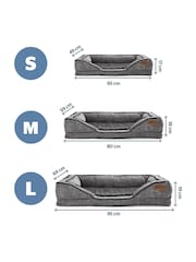 Silentnight Grey Luxury Orthopaedic Support Pet Bed - Image 8 of 9