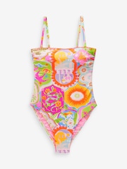 Never Fully Dressed Multi Tummy Control Beaded Bandeau Swimsuit - Image 7 of 7
