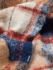 FatFace Blue Nancy Large Check Scarf - Image 2 of 3