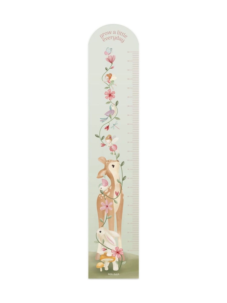Little Dutch Fairy Garden Pink Growth Chart Wall Decall - Image 3 of 3 Little Dutch Fairy Garden Pink Growth Chart Wall Decall - Image 3 of 3