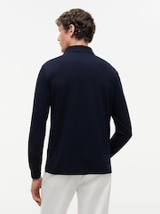 Tommy Hilfiger Sky Blue 1985 Regular Fit Long Sleeve Polo Shirt - Image 5 of 7