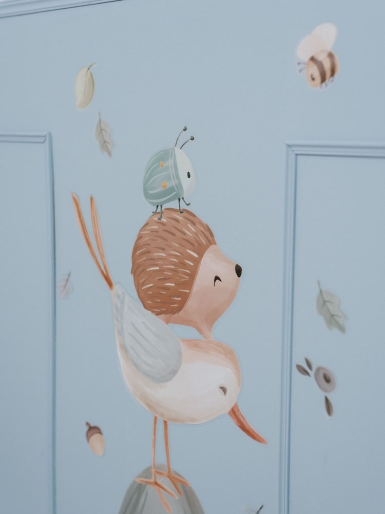 Little Dutch Forest Friends Blue Wall Stickers - Image 1 of 2 Little Dutch Forest Friends Blue Wall Stickers - Image 1 of 2
