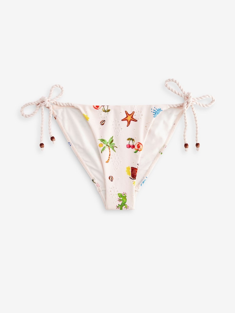 Never Fully Dressed Ibiza Bikinihose mit seitlicher Bindung - Bild 4 von 4 Never Fully Dressed Ibiza Bikinihose mit seitlicher Bindung - Bild 4 von 4