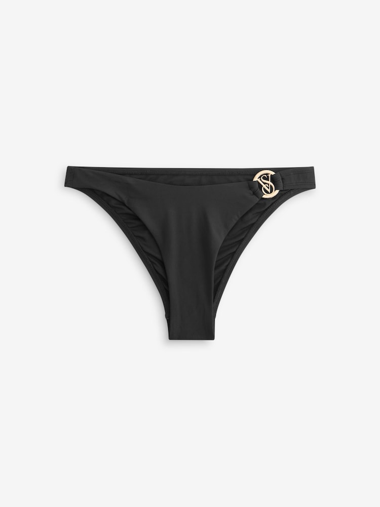 Victoria's Secret Black Hardware Brazilian Briefs - Image 4 of 4
