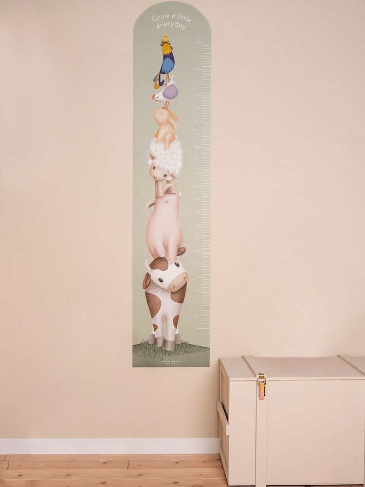 Little Dutch Green Little Farm Growth Chart Wall Decall - Image 2 of 3 Little Dutch Green Little Farm Growth Chart Wall Decall - Image 2 of 3