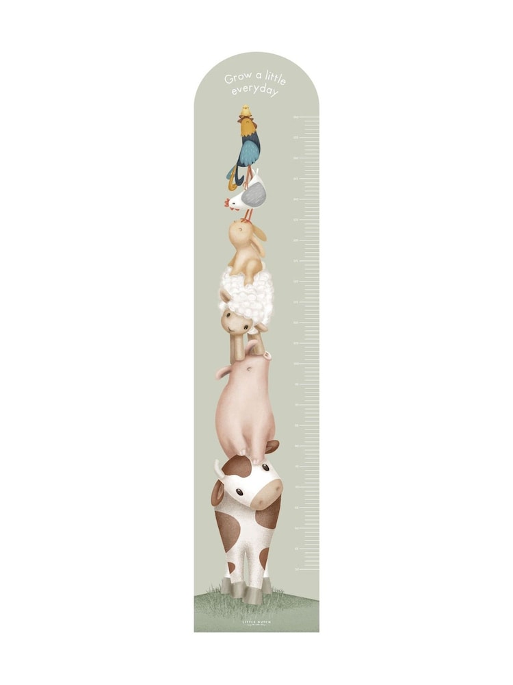 Little Dutch Green Little Farm Growth Chart Wall Decall - Image 3 of 3 Little Dutch Green Little Farm Growth Chart Wall Decall - Image 3 of 3