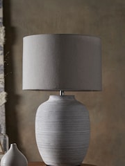 Grey Fairford Large Table Lamp - Image 1 of 6