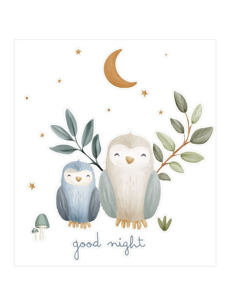 Little Dutch Forest Friends Blue Wall Stickers - Image 2 of 2 Little Dutch Forest Friends Blue Wall Stickers - Image 2 of 2