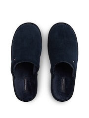 Tommy Hilfiger Blue Flag Embroidery Corduroy Slippers - Image 5 of 6