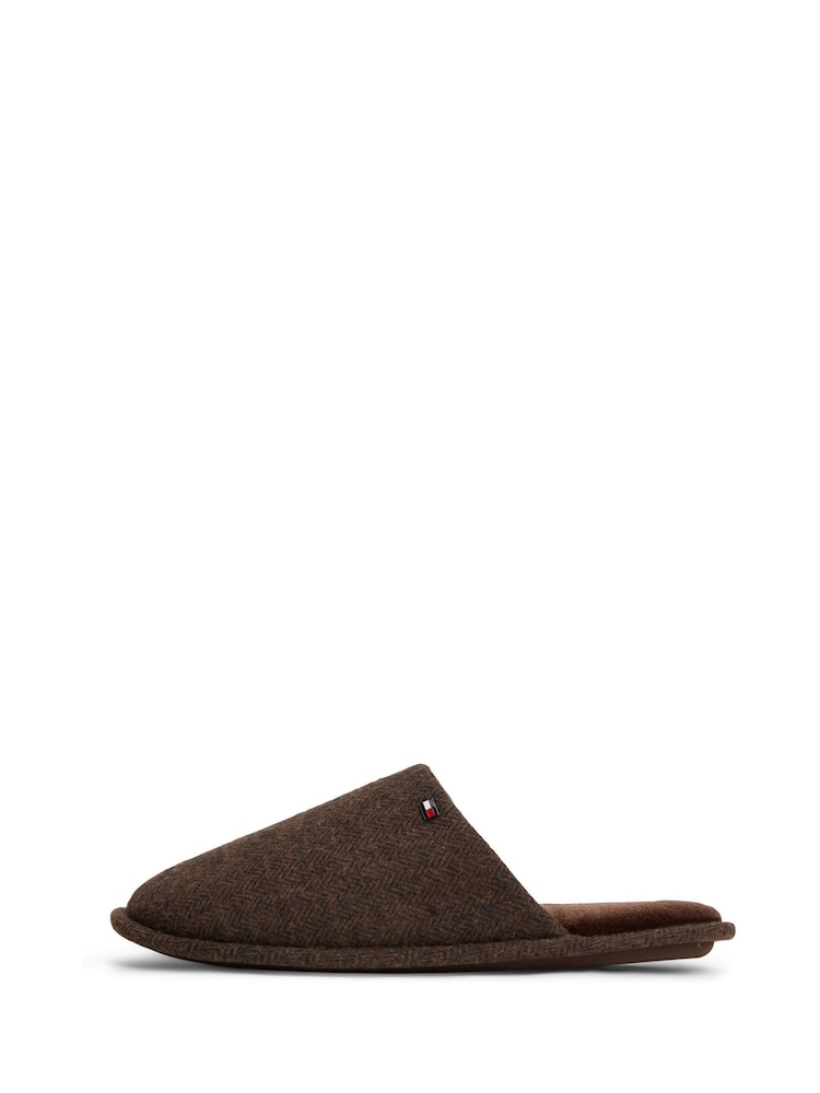 Tommy Hilfiger Enamel Flag Herringbone Slippers - Imagem 1 de 5 Tommy Hilfiger Enamel Flag Herringbone Slippers - Imagem 1 de 5