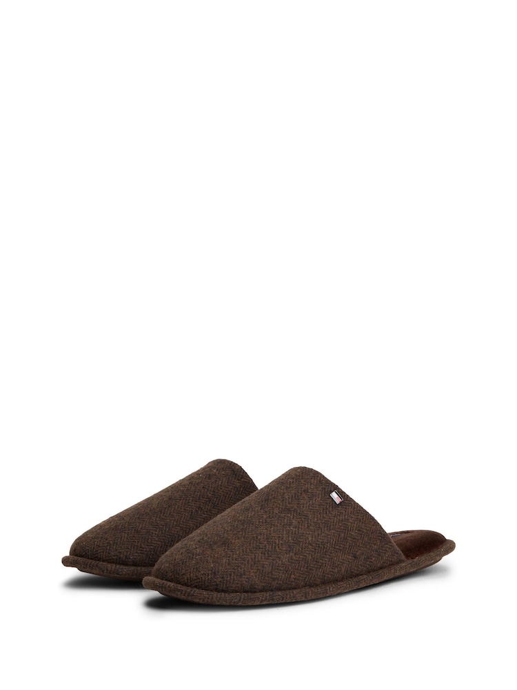 Tommy Hilfiger Enamel Flag Herringbone Slippers - Imagem 2 de 5 Tommy Hilfiger Enamel Flag Herringbone Slippers - Imagem 2 de 5