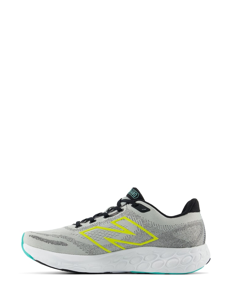 Gris - New Balance 680 Trainers - Image 4 of 8