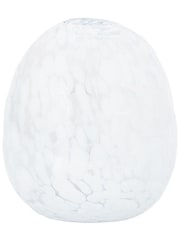 Gallery Home White Small Clear Speckle Vallejo Vase - Image 3 of 4
