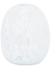 Gallery Home White Small Clear Speckle Vallejo Vase - Image 4 of 4