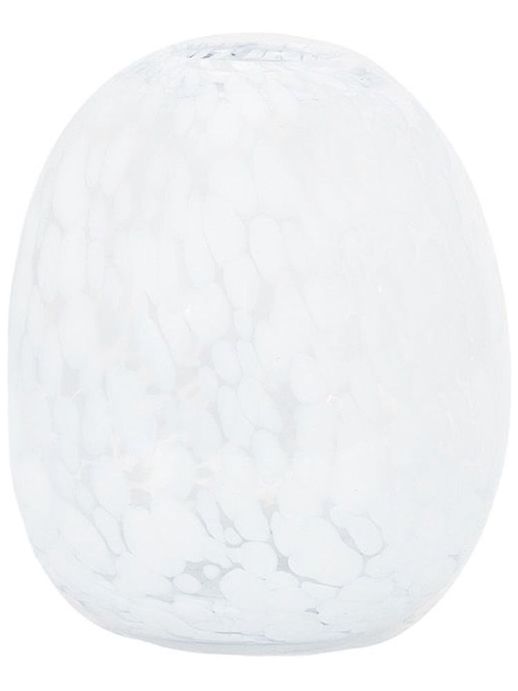 Gallery Home White Small Clear Speckle Vallejo Vase - Image 4 of 4