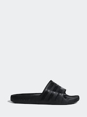 adidas Black Sportswear Adilette Aqua Slides - Image 1 of 10