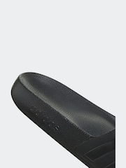 adidas Black Sportswear Adilette Aqua Slides - Image 9 of 10