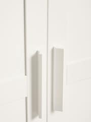White Flynn Triple Wardrobe - Image 3 of 9