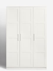 White Flynn Triple Wardrobe - Image 5 of 9