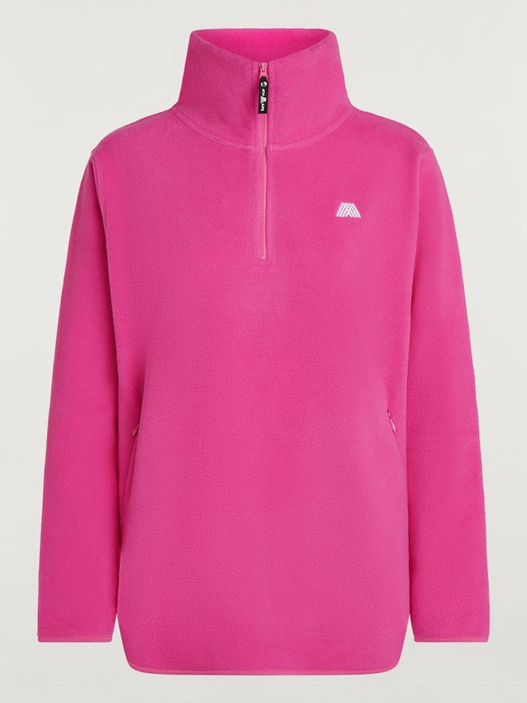 4th Arq Pink Lennox Cloud Half Zip Fleece - Image 5 of 5 4th Arq Pink Lennox Cloud Half Zip Fleece - Image 5 of 5