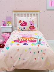 Character Purple Peppa Pig Single Duvet Set - Image 1 of 3