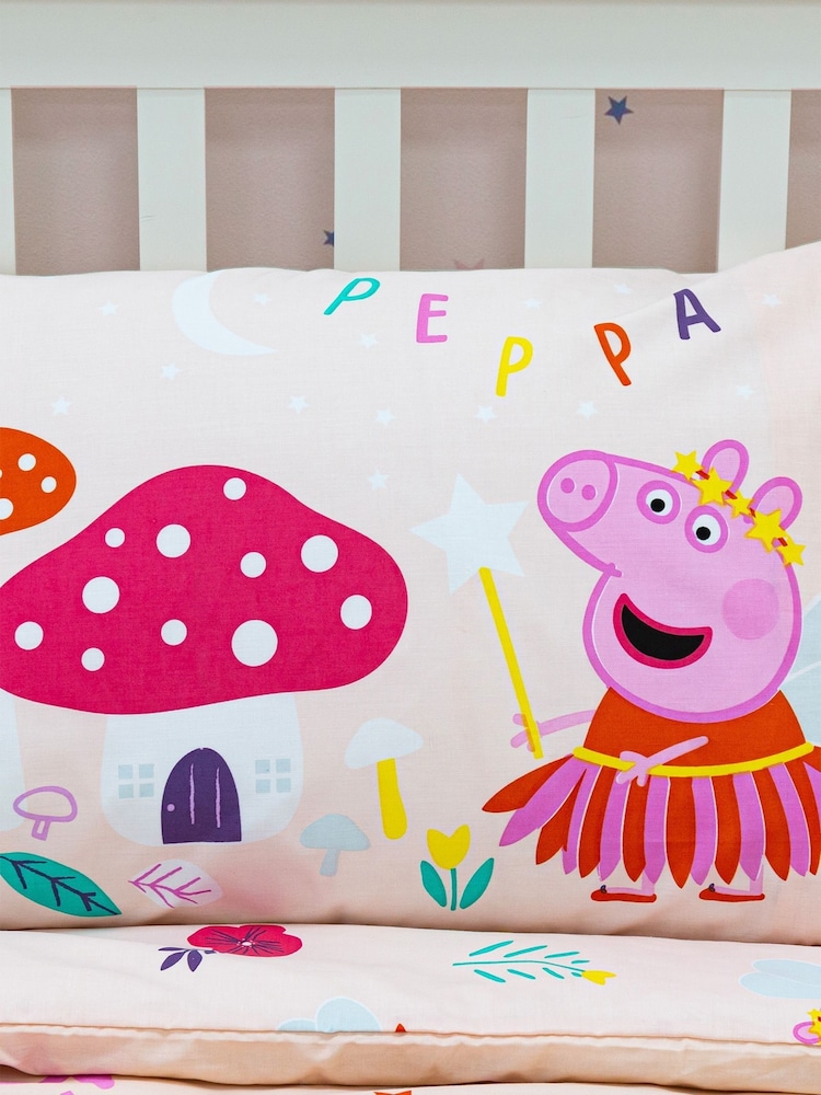 Character Purple Peppa Pig Single Duvet Set - Image 3 of 3
