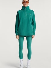 4th Arq Dark Green Lennox Cloud Half Zip Fleece - Image 2 of 5