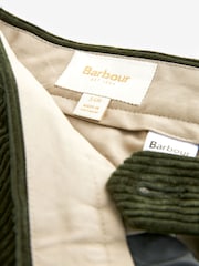 Barbour® Green 100% Cotton Corduroy Slim Fit Suit Trousers - Image 12 of 16