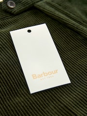 Barbour® Green 100% Cotton Corduroy Slim Fit Suit Trousers - Image 13 of 16