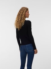 VERO MODA Lace Long Sleeve Round Neck Cardigan - Изображение 3 5