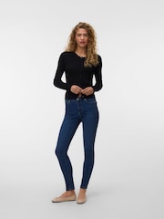 VERO MODA Lace Long Sleeve Round Neck Cardigan - Изображение 4 5