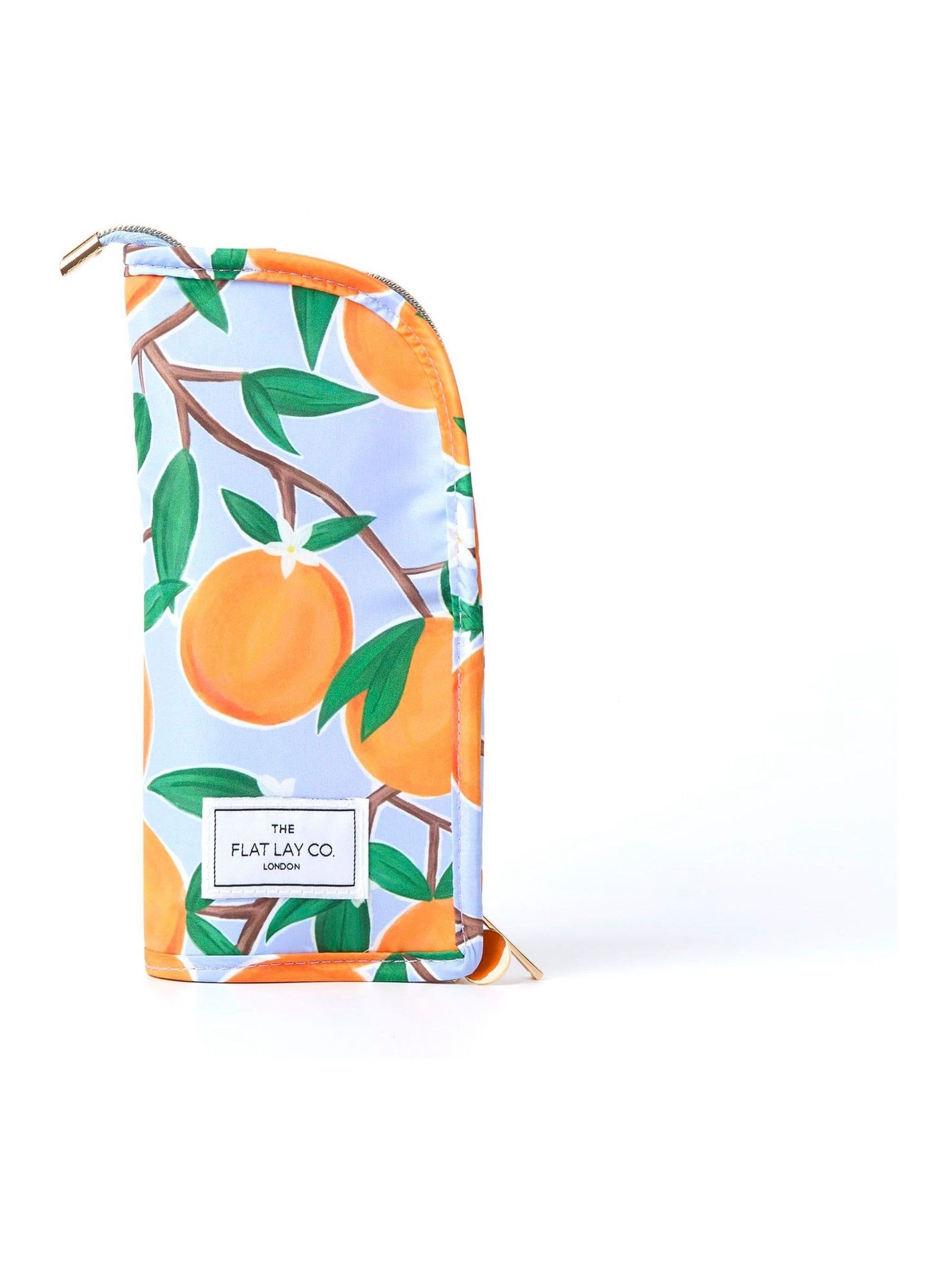 Flat Lay London Multicolor Women's Standing Makeup Brush Case - Mediterranean Oranges - Image 6