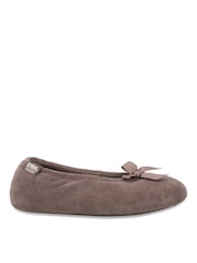 Totes Brown Terry Ballet Slippers - Image 2 of 5