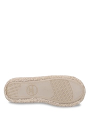 Totes Natural Borg Mary Jane Ballet Slippers - Image 5 of 5