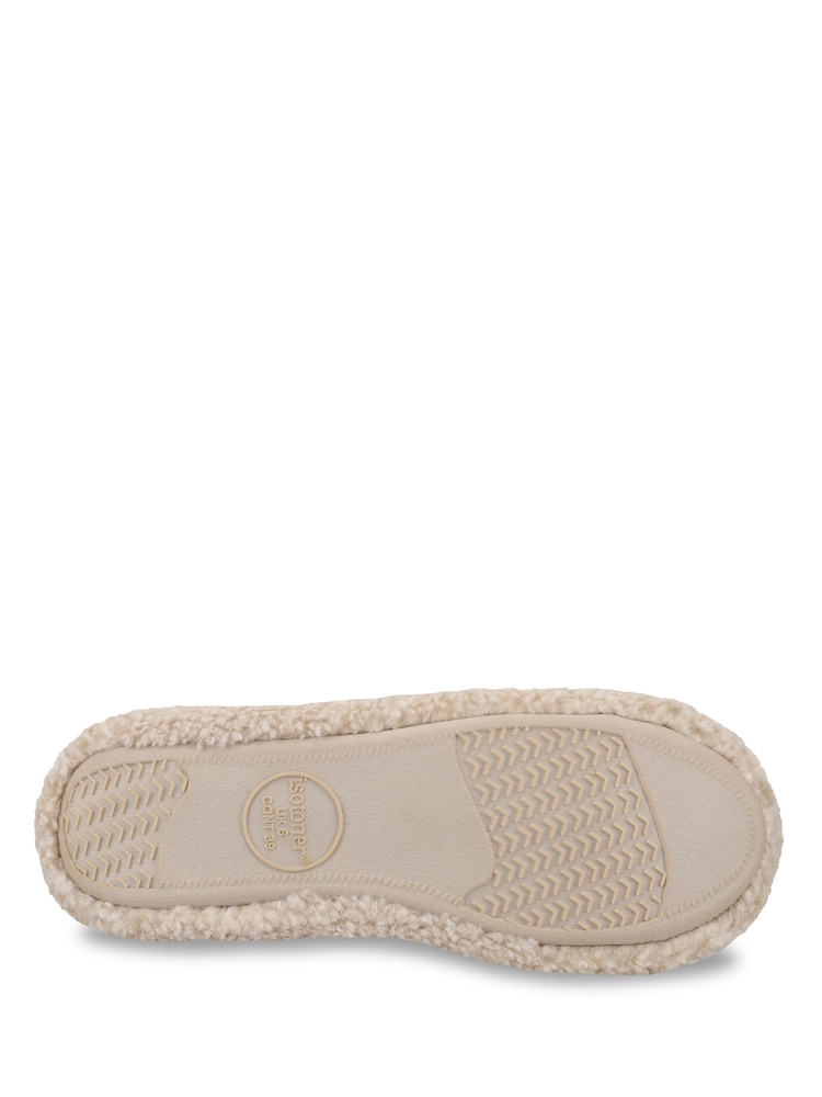 Totes Natural Borg Mary Jane Ballet Slippers - Image 5 of 5 Totes Natural Borg Mary Jane Ballet Slippers - Image 5 of 5