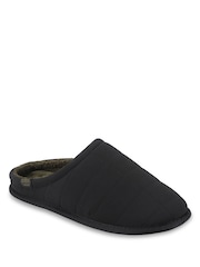 Μαύρο - Totes Quilted Mule Slippers - Εικόνα 3 από 5