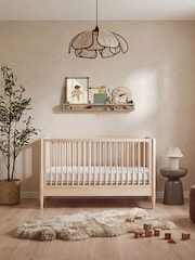 Gaia Baby All Natural Ash Eos Cot & Dresser 2 Piece Nursery Furniture Set - Image 2 of 6