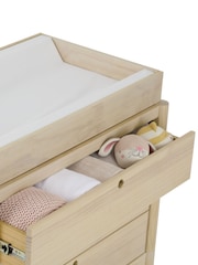 Gaia Baby All Natural Ash Eos Cot & Dresser 2 Piece Nursery Furniture Set - Image 5 of 6