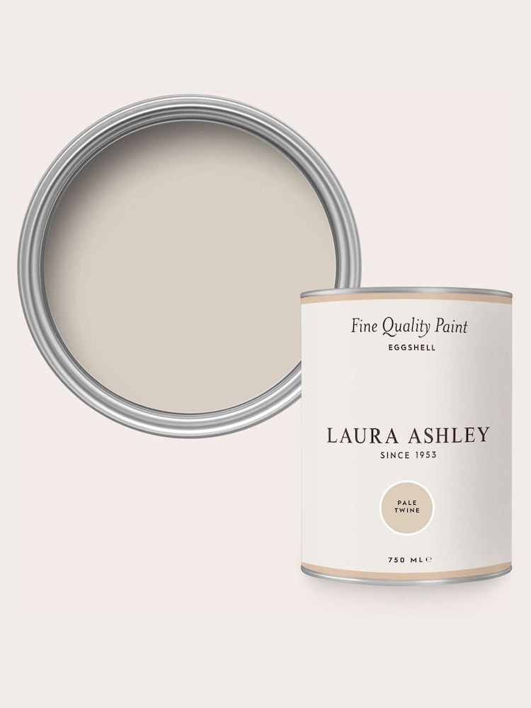Laura Ashley Pale Natural Twine Eggshell 750ml Paint - Image 4 of 4