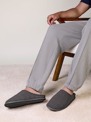 Γκρι - Totes Quilted Mule Slippers - Εικόνα 1 από 5