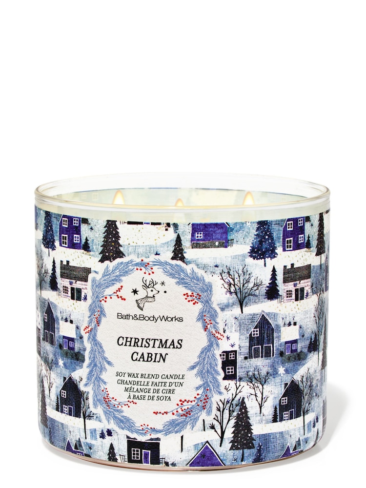 Bath & Body Works Christmas Cabin 3-Wick Candle 411g - Image 1 of 2 Bath & Body Works Christmas Cabin 3-Wick Candle 411g - Image 1 of 2
