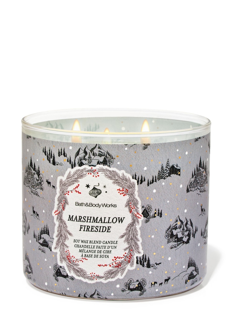 Bath & Body Works Marshmallow Fireside 3-Wick Candle 411g - Image 1 of 2 Bath & Body Works Marshmallow Fireside 3-Wick Candle 411g - Image 1 of 2