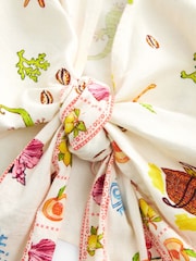 Never Fully Dressed Ecru Linen Blend Ibiza Beach Wrap Top - Image 8 of 8