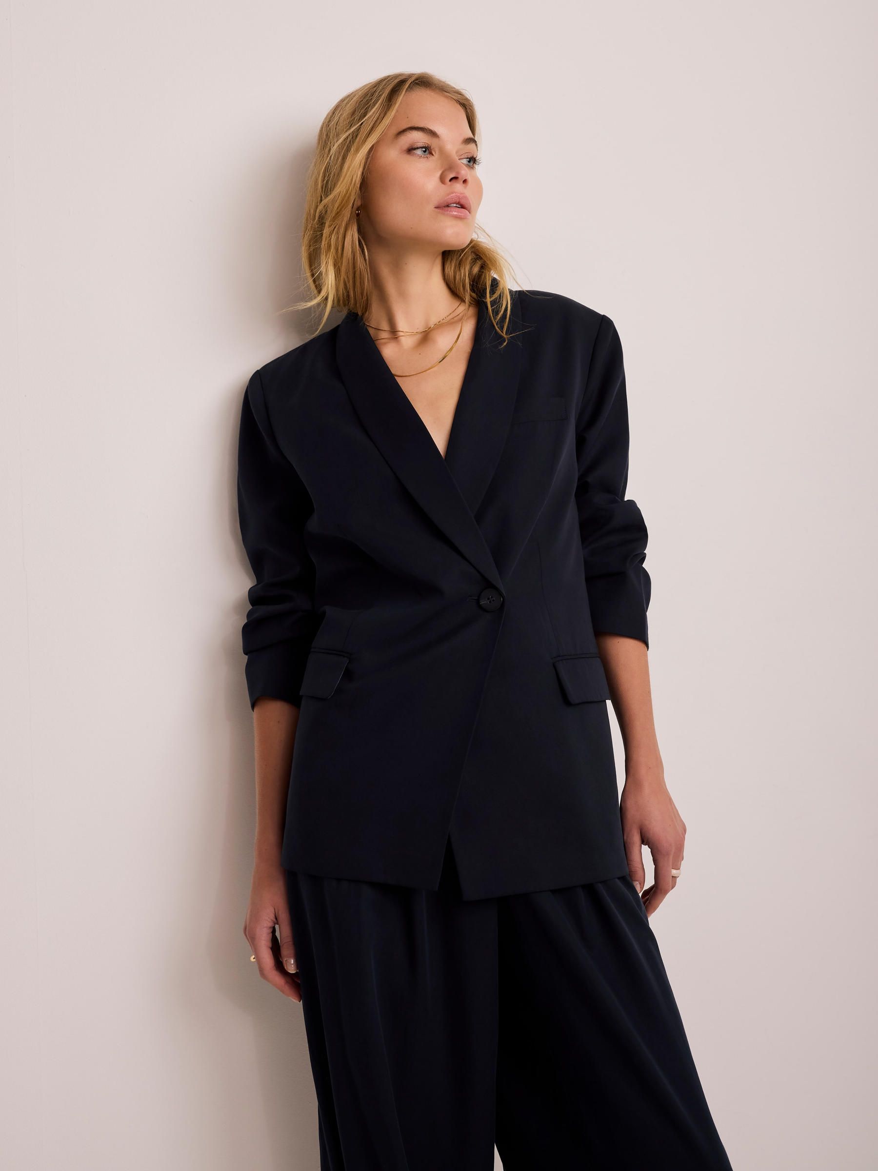 Buy Mint Velvet Blue Single Breasted Blazer from Next USA