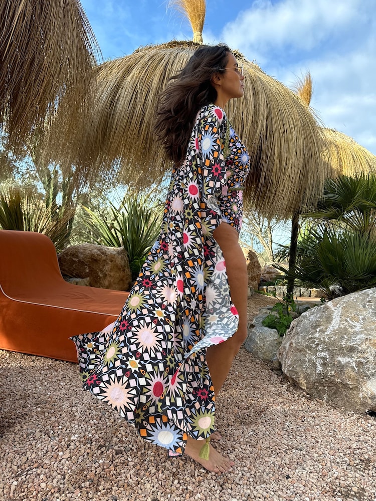 Never Fully Dressed Kimono mit Print-Muster - Bild 1 von 5