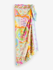 Never Fully Dressed Multi Brights Viscose Sarong - Image 5 of 6